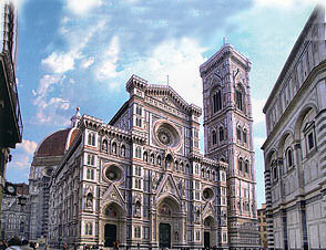 Firenze  a sz�kesegyh�z a harangtorny�val