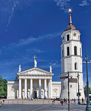 Vilnius: a katedrális