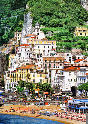 Amalfi látképe részlet