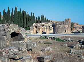 Hierapolis város romjai