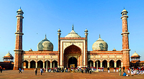 Delhi: a Jama Masjid (nagymecset)